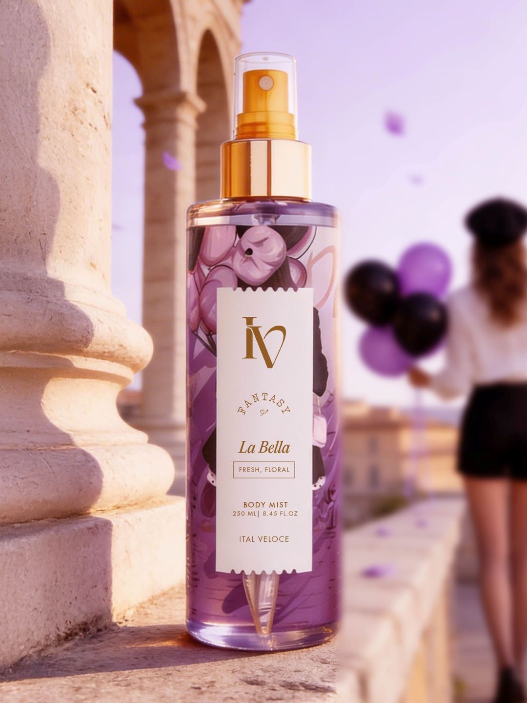 Ital Veloce Women Fantasy La Bella Body Mist - 250 ml-image-34