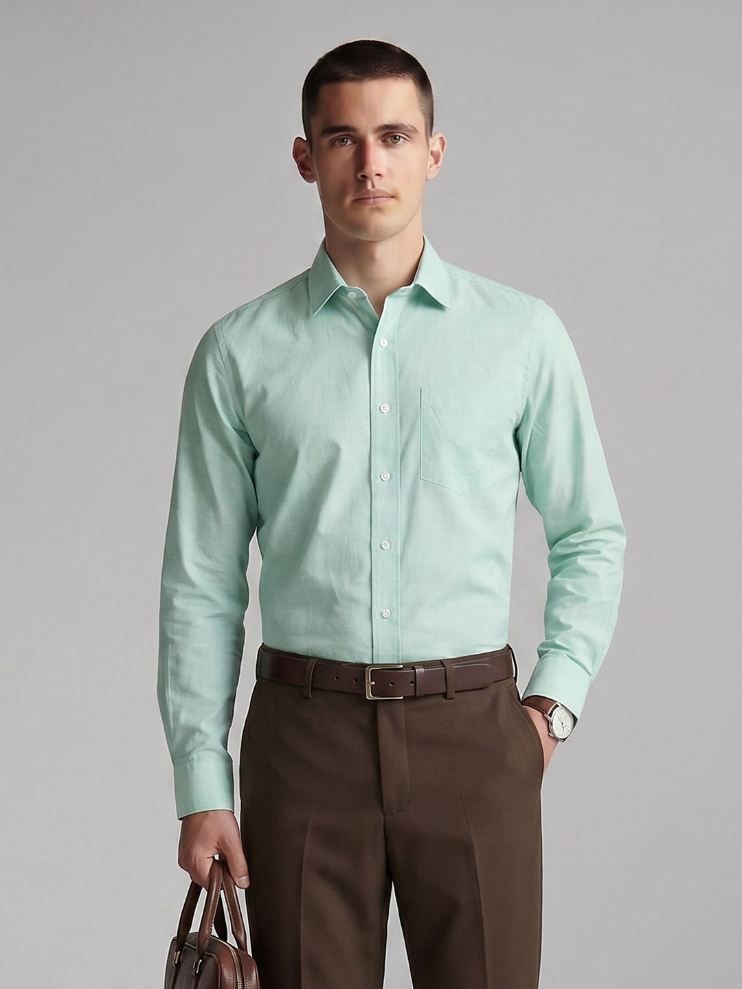 Van Heusen Pure Cotton Formal Shirt-image-41