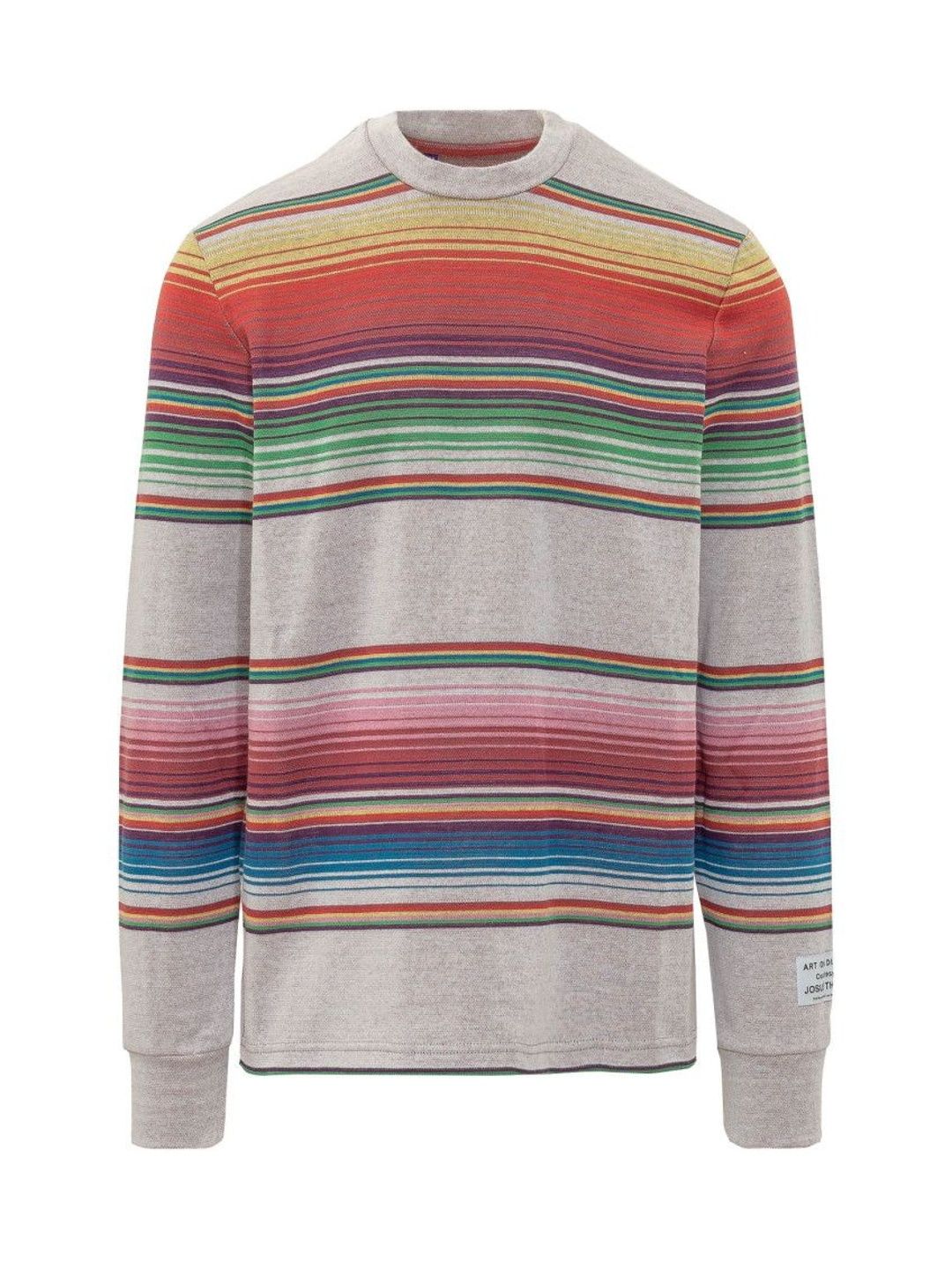 Multicolor Stripes T-Shirt-image-3