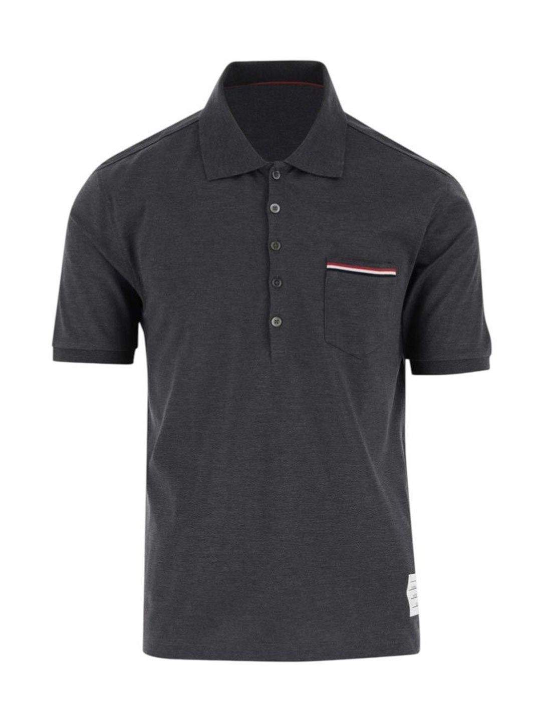 thom browne Grey Pocket Polo T-Shirt-picture-57
