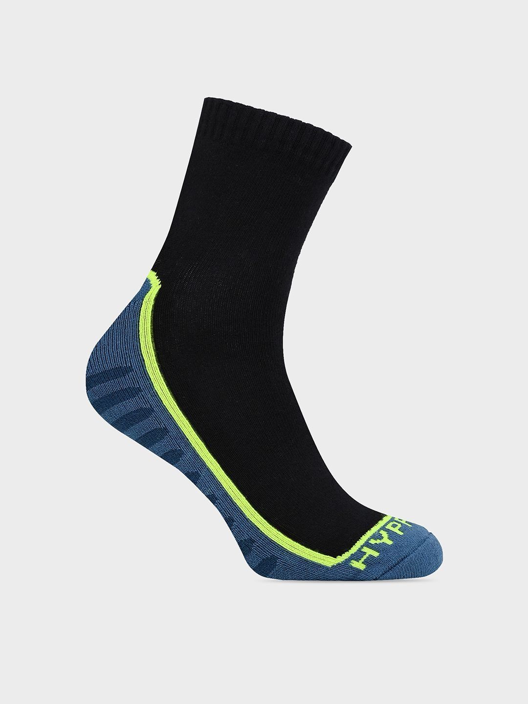 HYPR FIT Unisex Cotton Colourblocked Ankle Length Socks-image-2