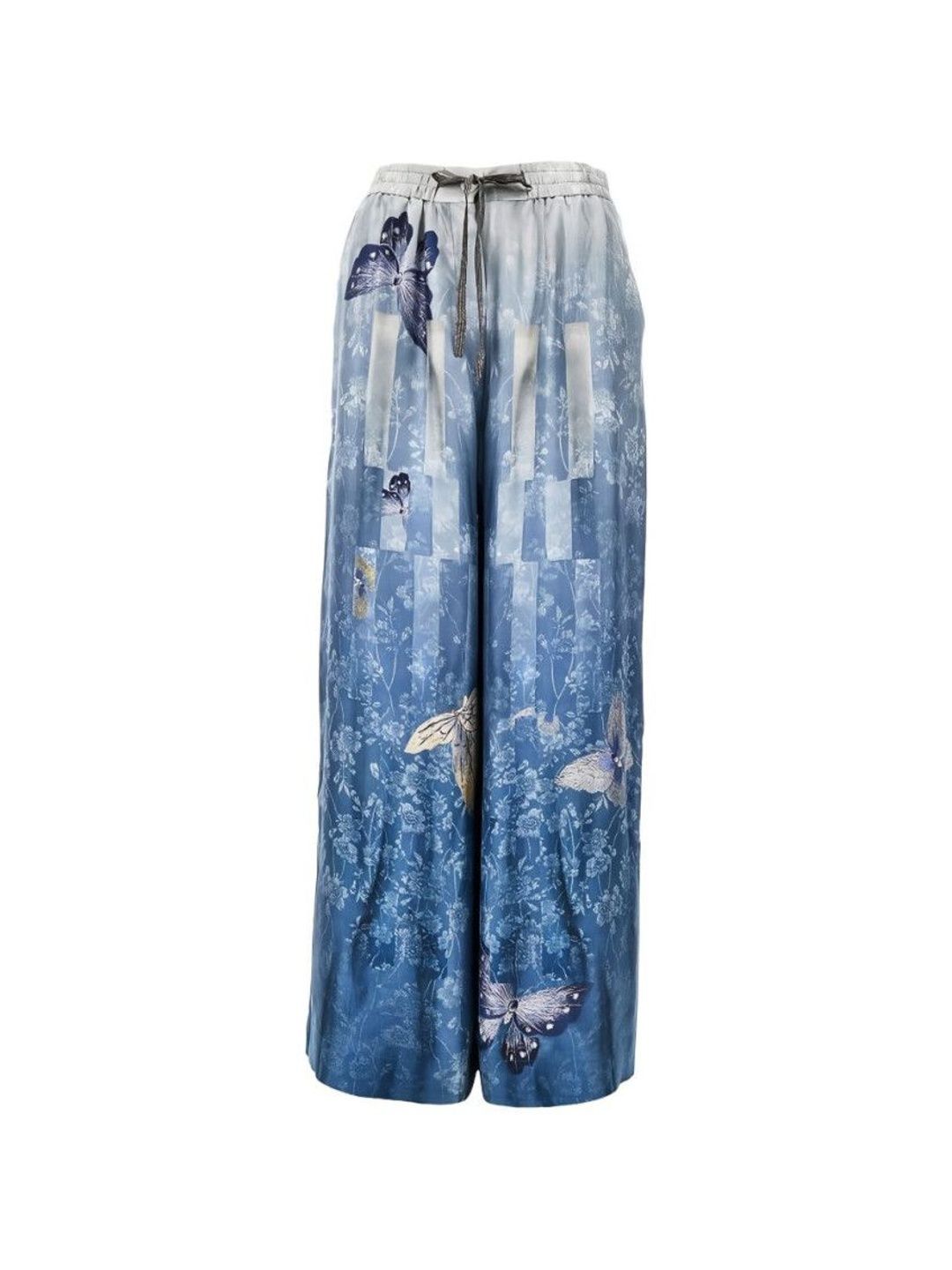 pierre louis mascia Sky Blue Loose Drawstring Pant-picture-23