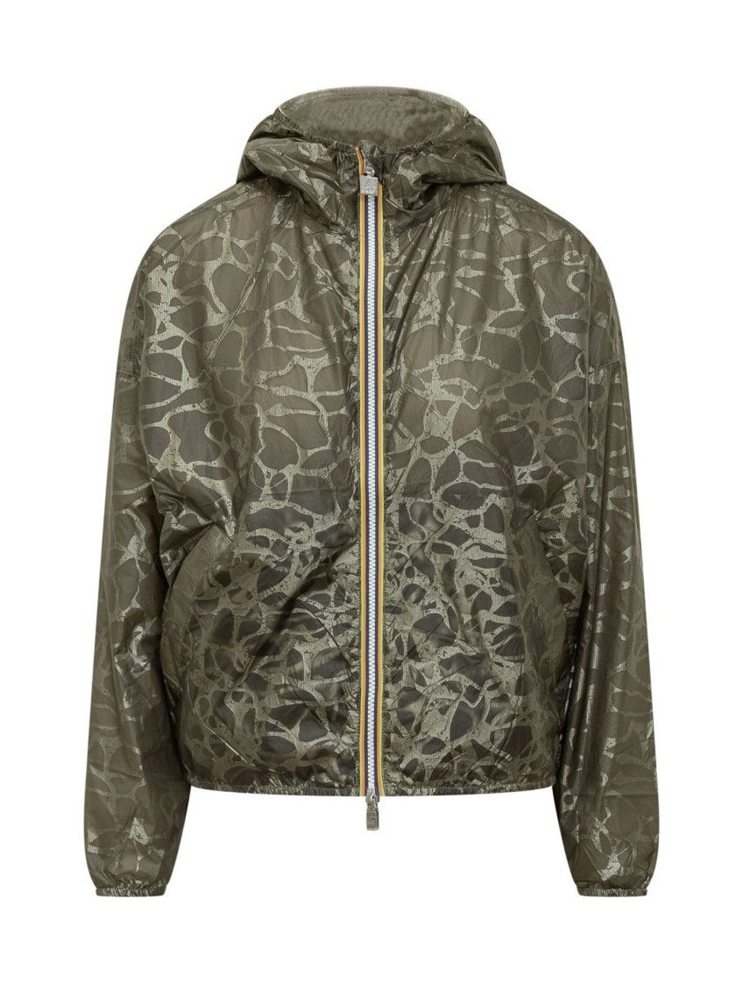 K-Way Women Olive Nylon Jackets-image-0