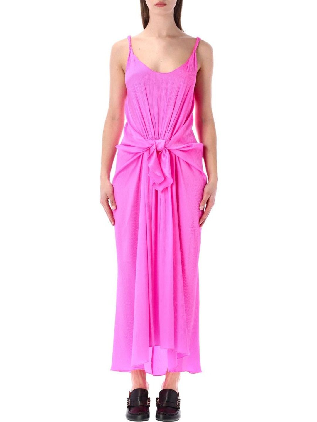 JW Anderson Women Pink Silk Dresses-image-30
