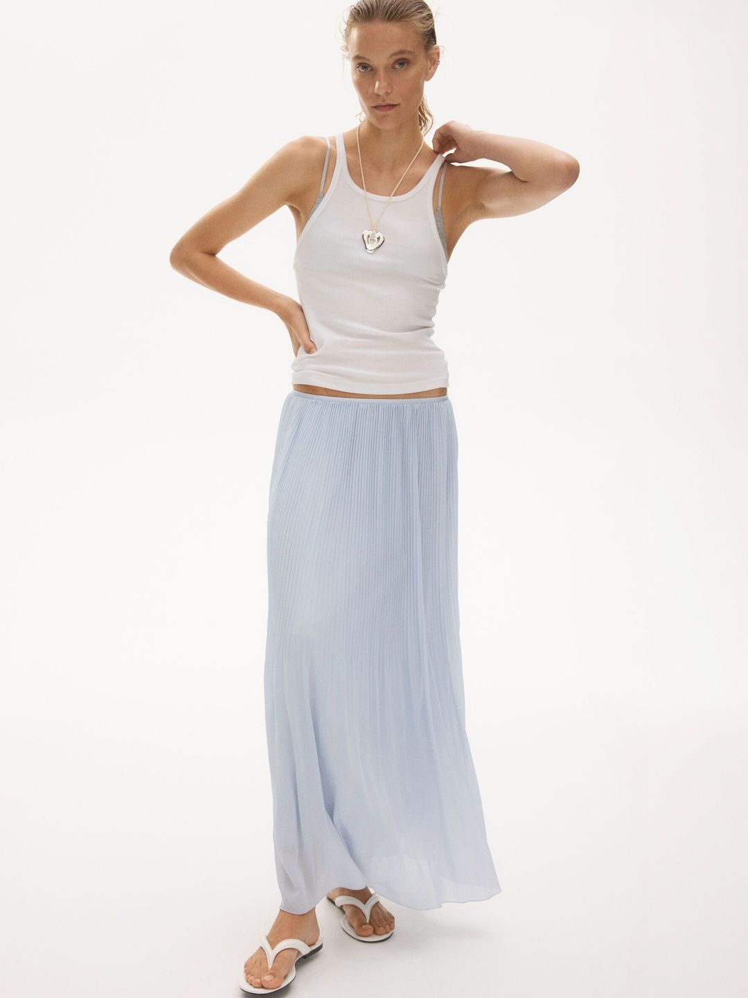 H&M Pliss Skirt-picture-39