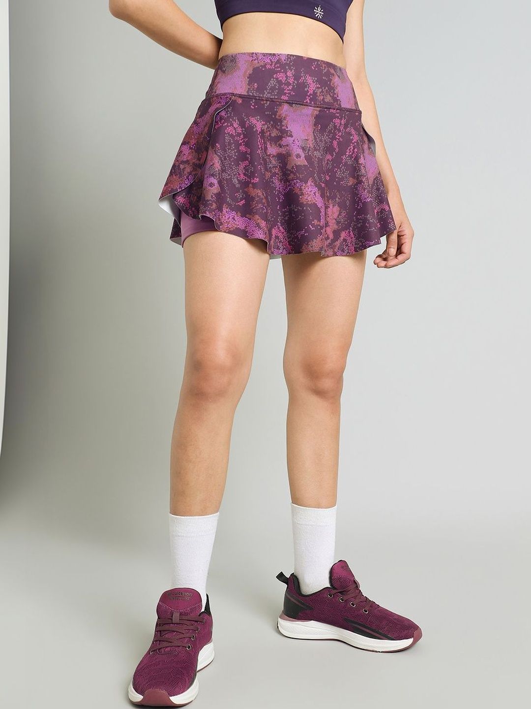 CULT Women Printed High-Rise Training or Gym Sports Shorts-picture-21