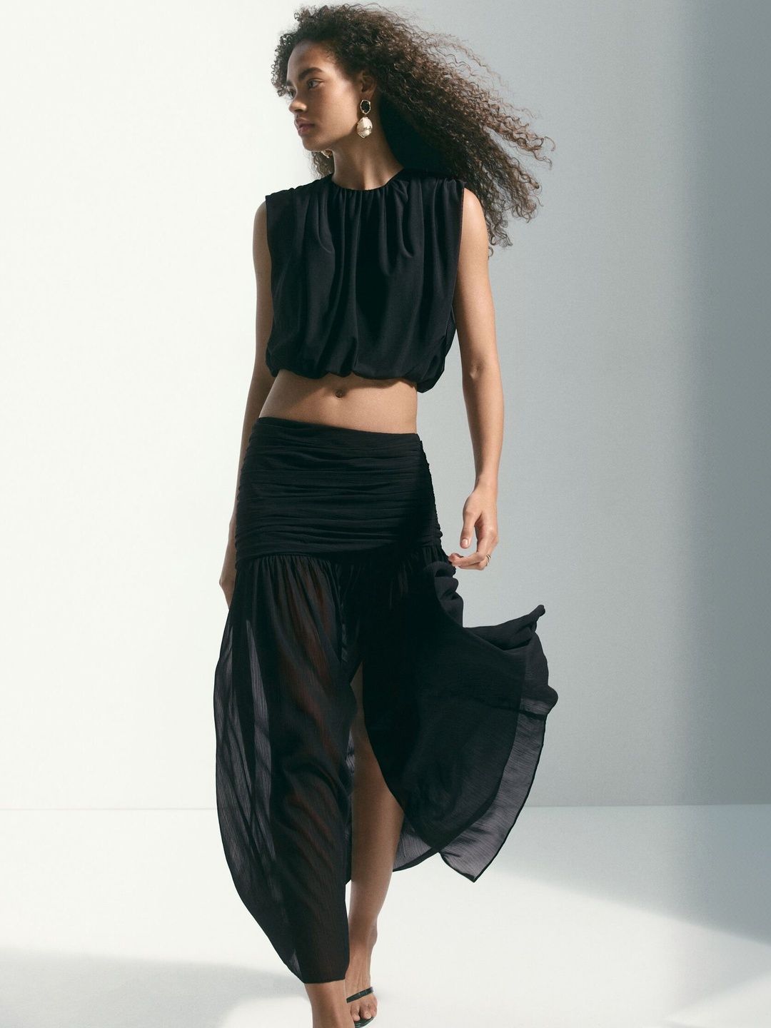 H&M Sheer Maxi Skirt-picture-42