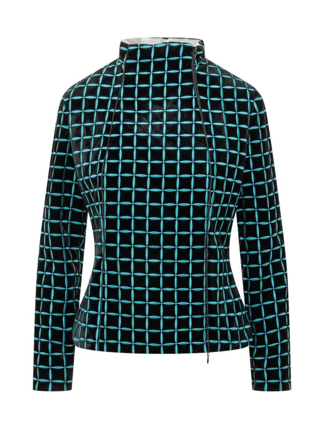 Emporio Armani Women Black BLENDED Jackets-picture-37