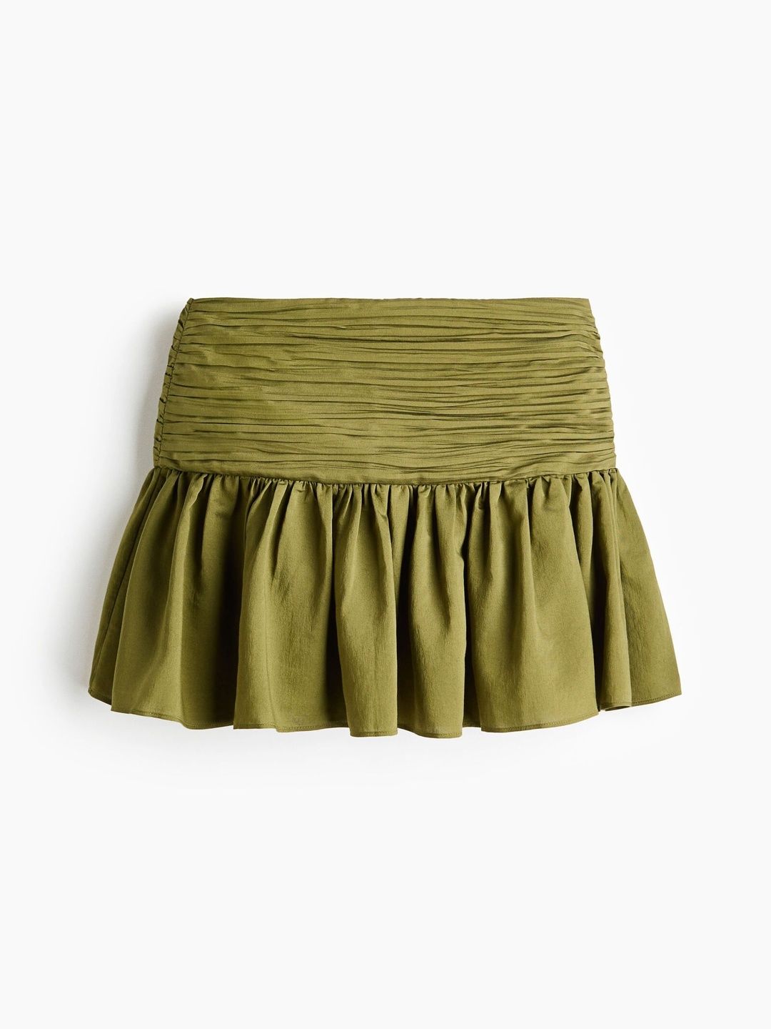H&M Ruched-Waist Mini Skirt-picture-36