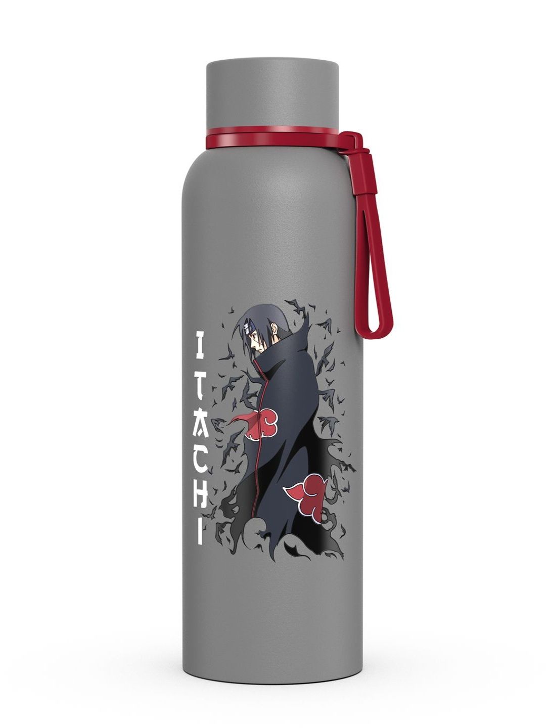 Go24 Grey & Red Single Stainless Steel Cartoon Characters Double Wall Vacuum Water Bottle-picture-19