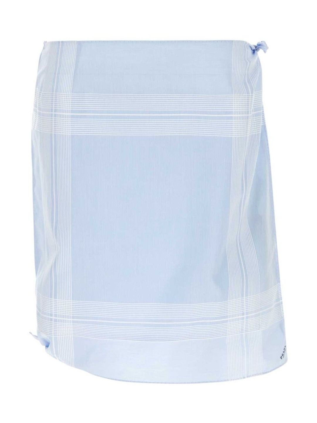 Prada Light Blue Cotton Skirt-image-4