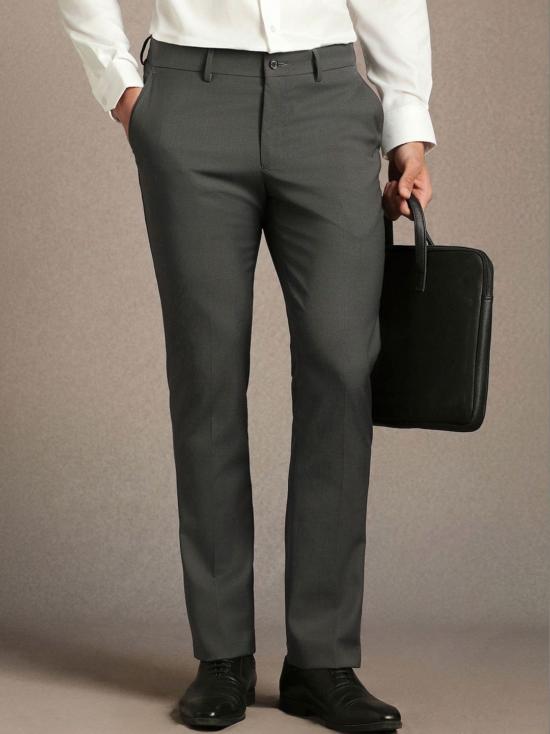 Louis Philippe Men Slim Fit Trousers-picture-42