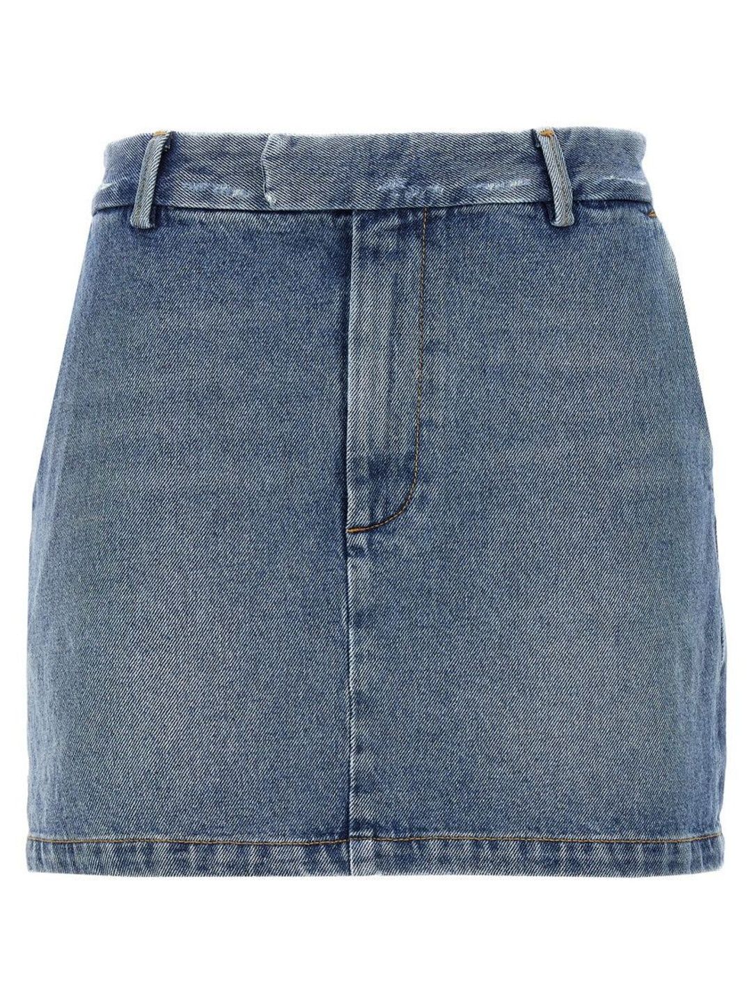 Armarium Women Blue Cotton Skirts-picture-17
