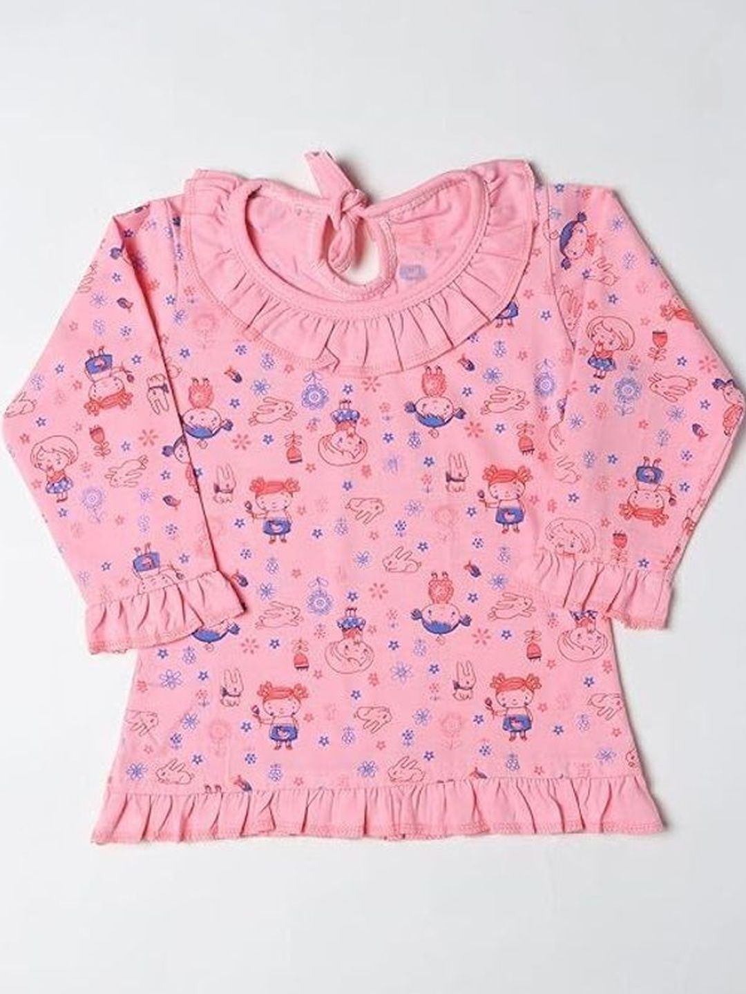 BORNLOV Unisex Kids Printed Long Sleeves Nightdress-image-29