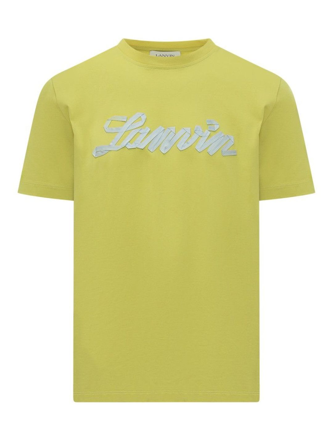 lanvin Yellow Crew Neck T-Shirt-picture-10