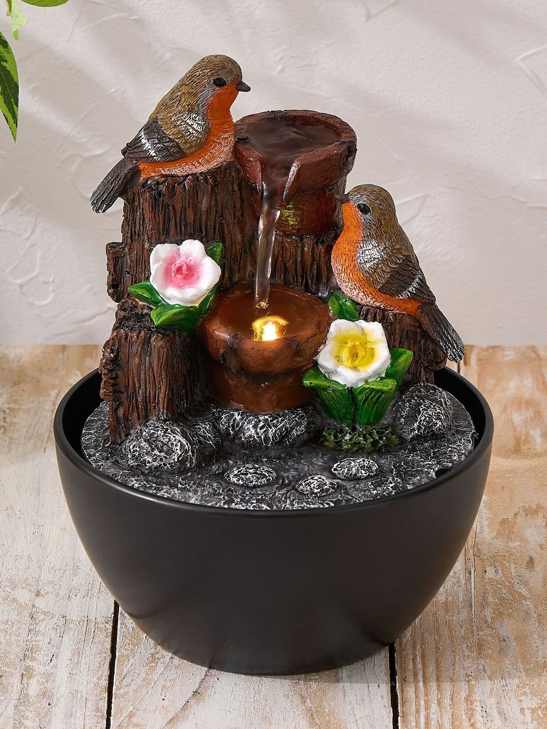 Home Centre Beige & Brown Birds Water Fountain-picture-14
