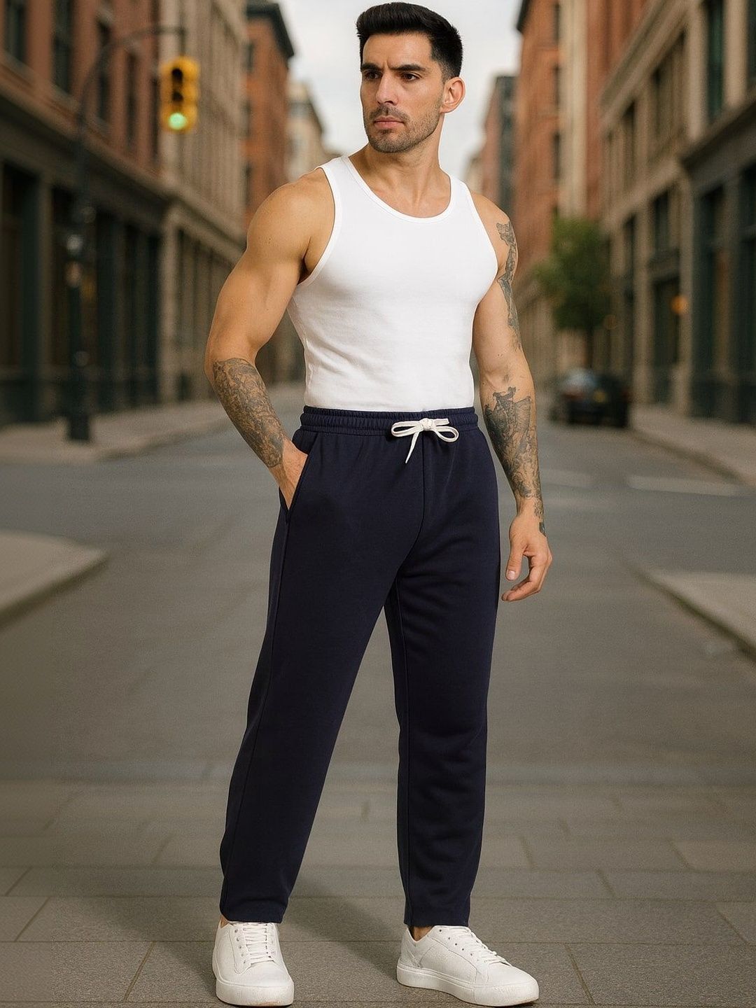 THE BEETEL HOUSE Men Regular Fit Track Pants-picture-12