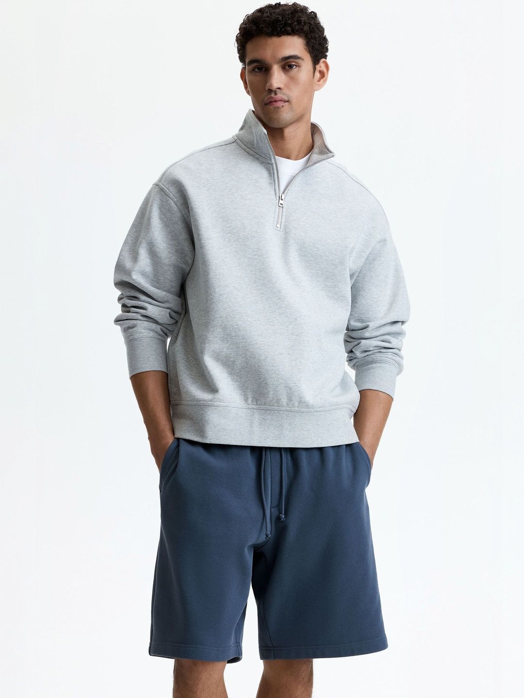 H&M Relaxed Fit Cotton Shorts-picture-40
