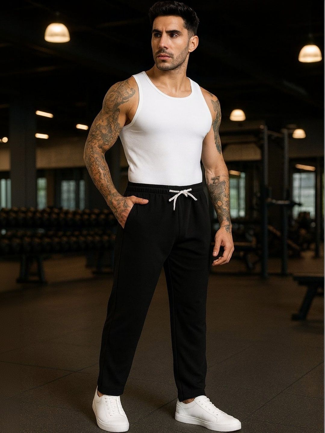 THE BEETEL HOUSE Men Regular Fit Training Track Pants-picture-40