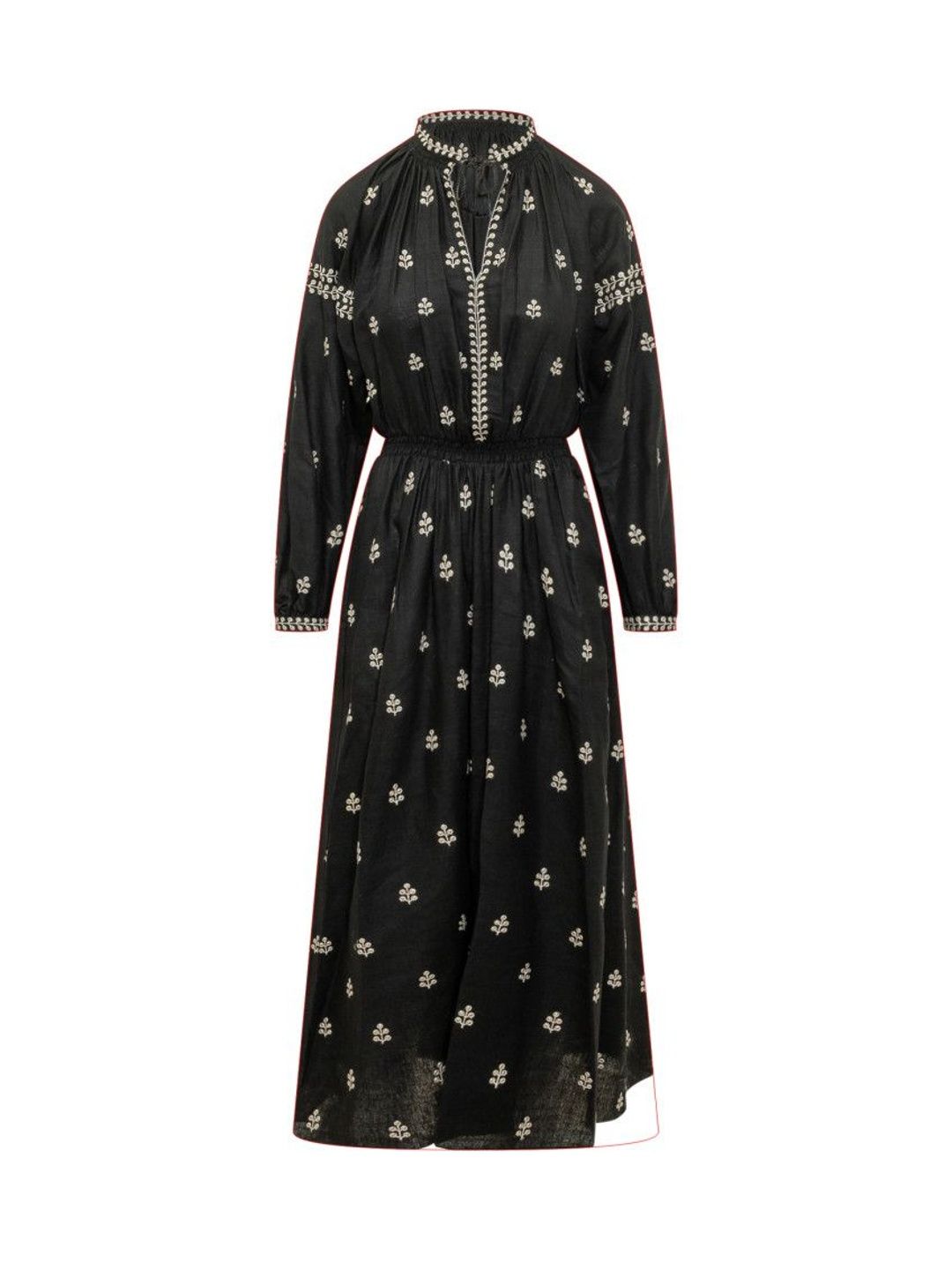 Isabel Marant Women Black Silk Dresses-picture-13