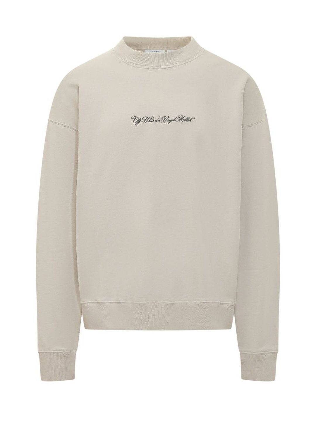 off-white Beige Crew Neck Sweatshirt-picture-57