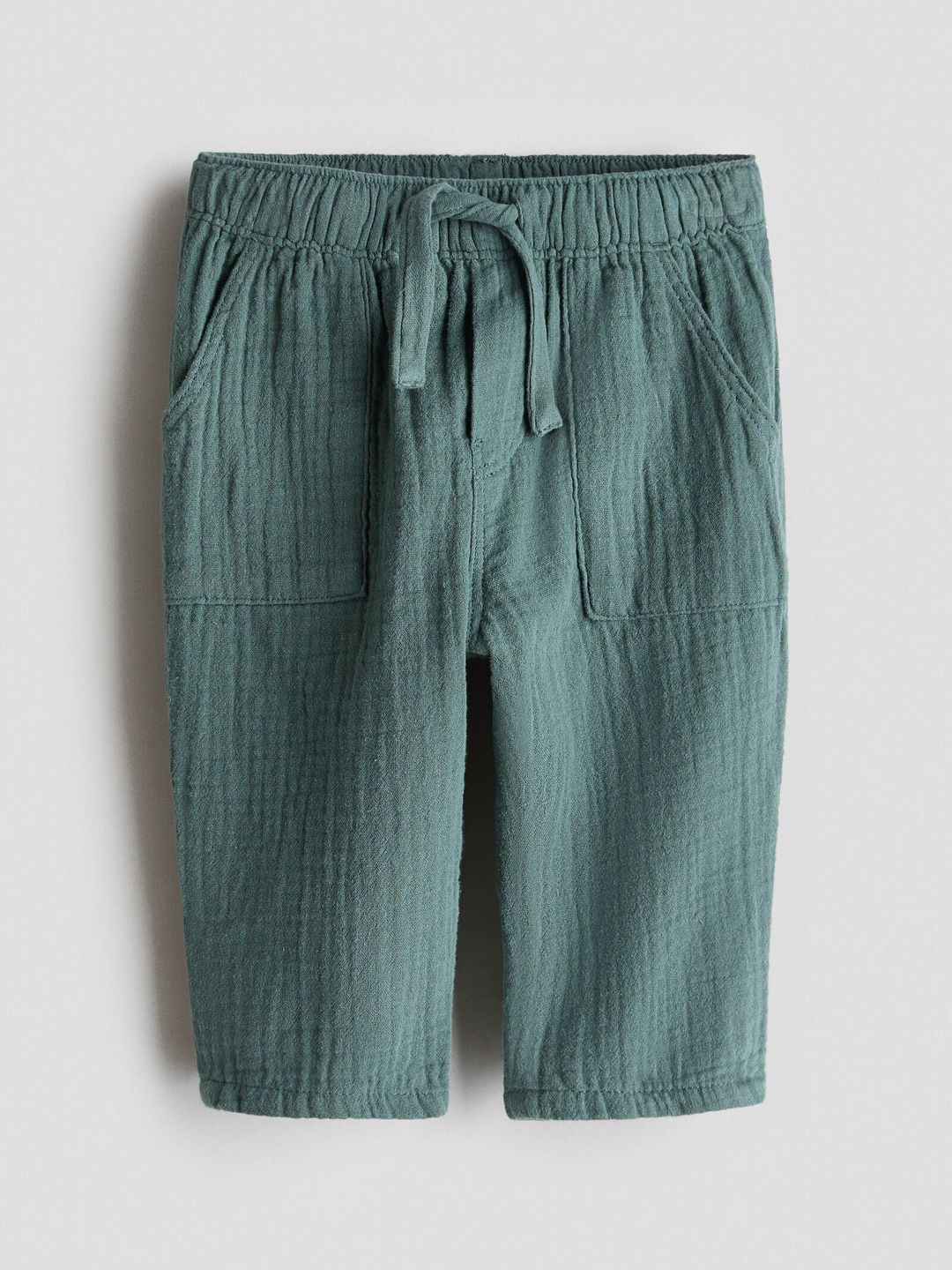 H&M Cotton Muslin Trousers-picture-28