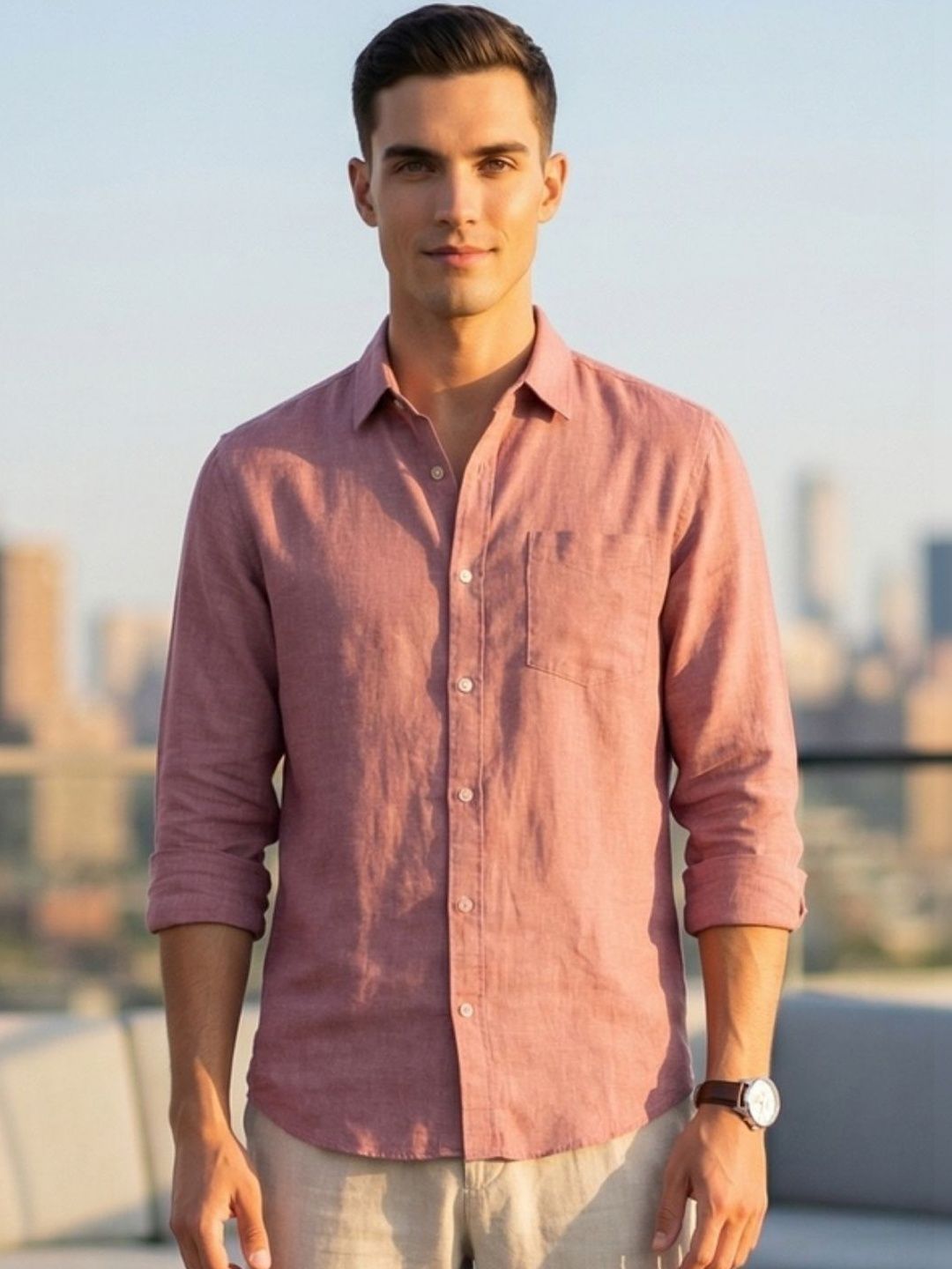 NOBERO Men Classic Casual Shirt-picture-18