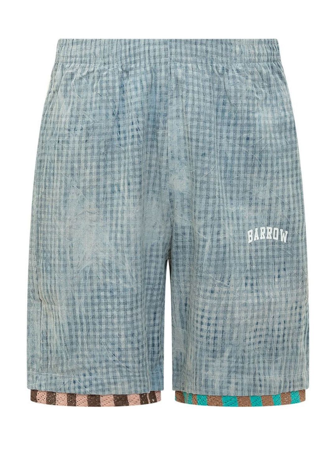 barrow's Light Blue Logo Shorts-picture-20