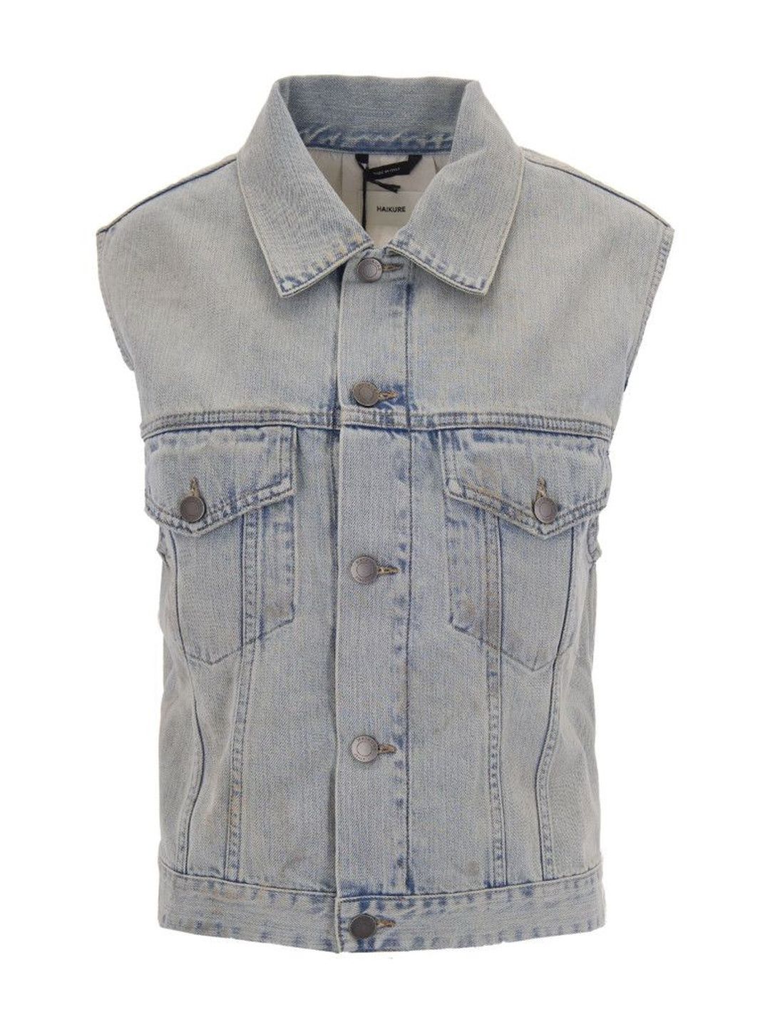 Haikure Women Blue Cotton Jackets-picture-28