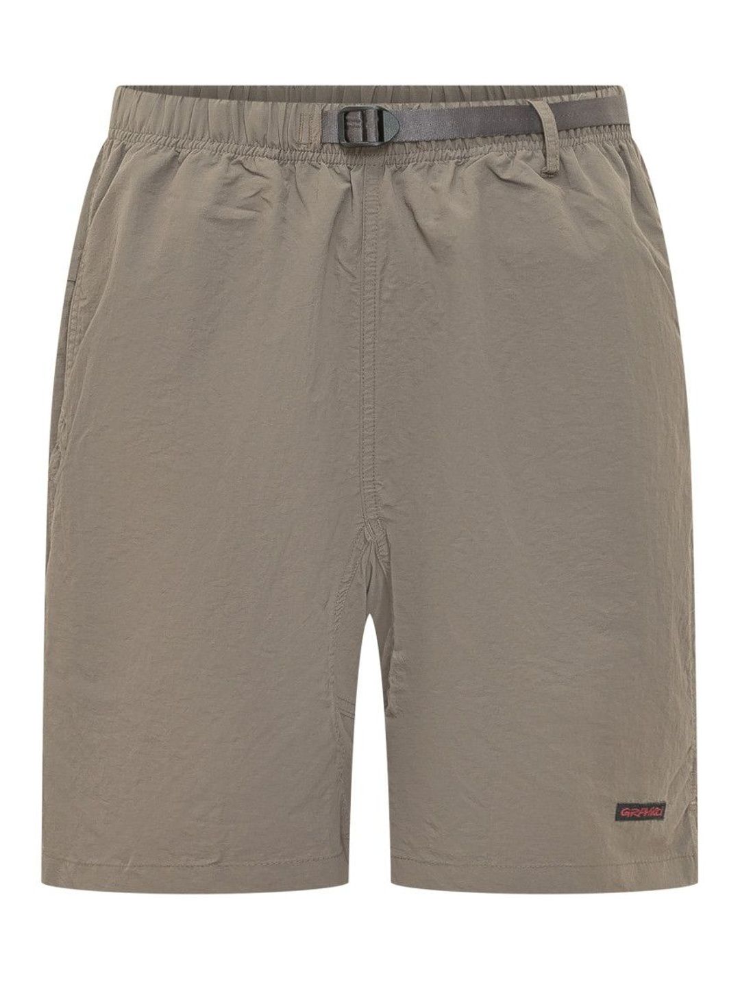 Grey Solid Shorts-image-38