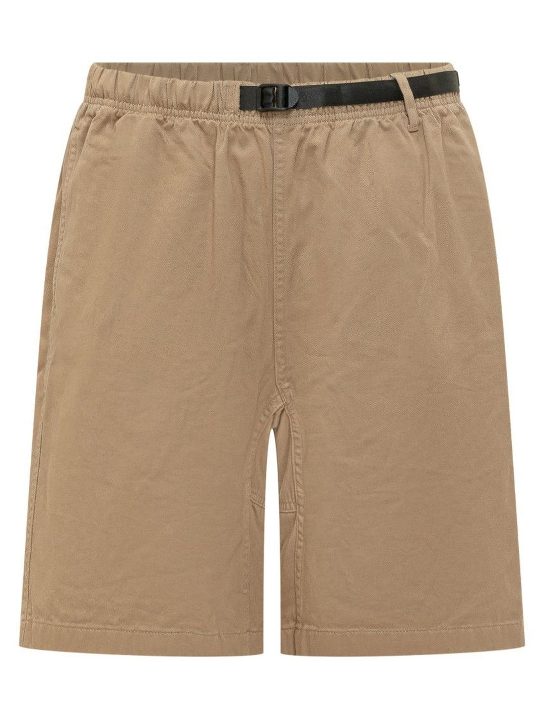 Brown Solid Shorts-image-2
