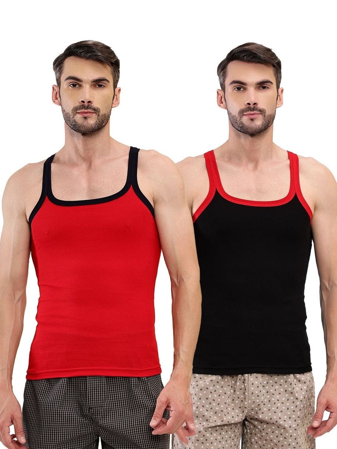 T.T. Pack of 2 Assorted Cotton Undershirt-picture-28