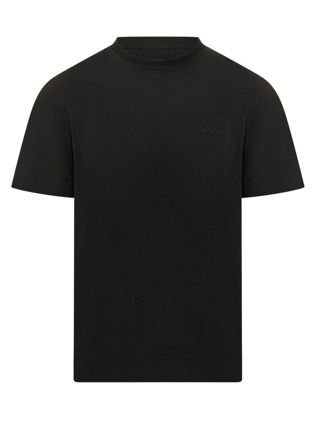 zegna Black Logo T-Shirt-picture-25