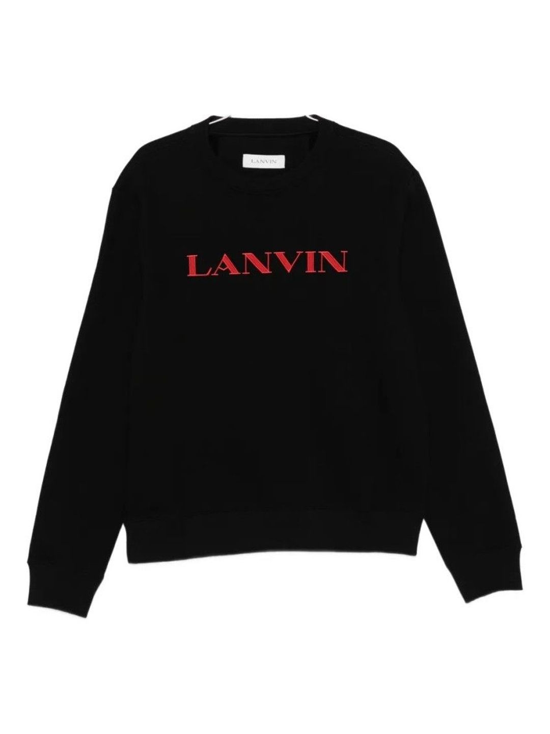 lanvin Black Logo Crew Neck Sweatshirt-picture-13