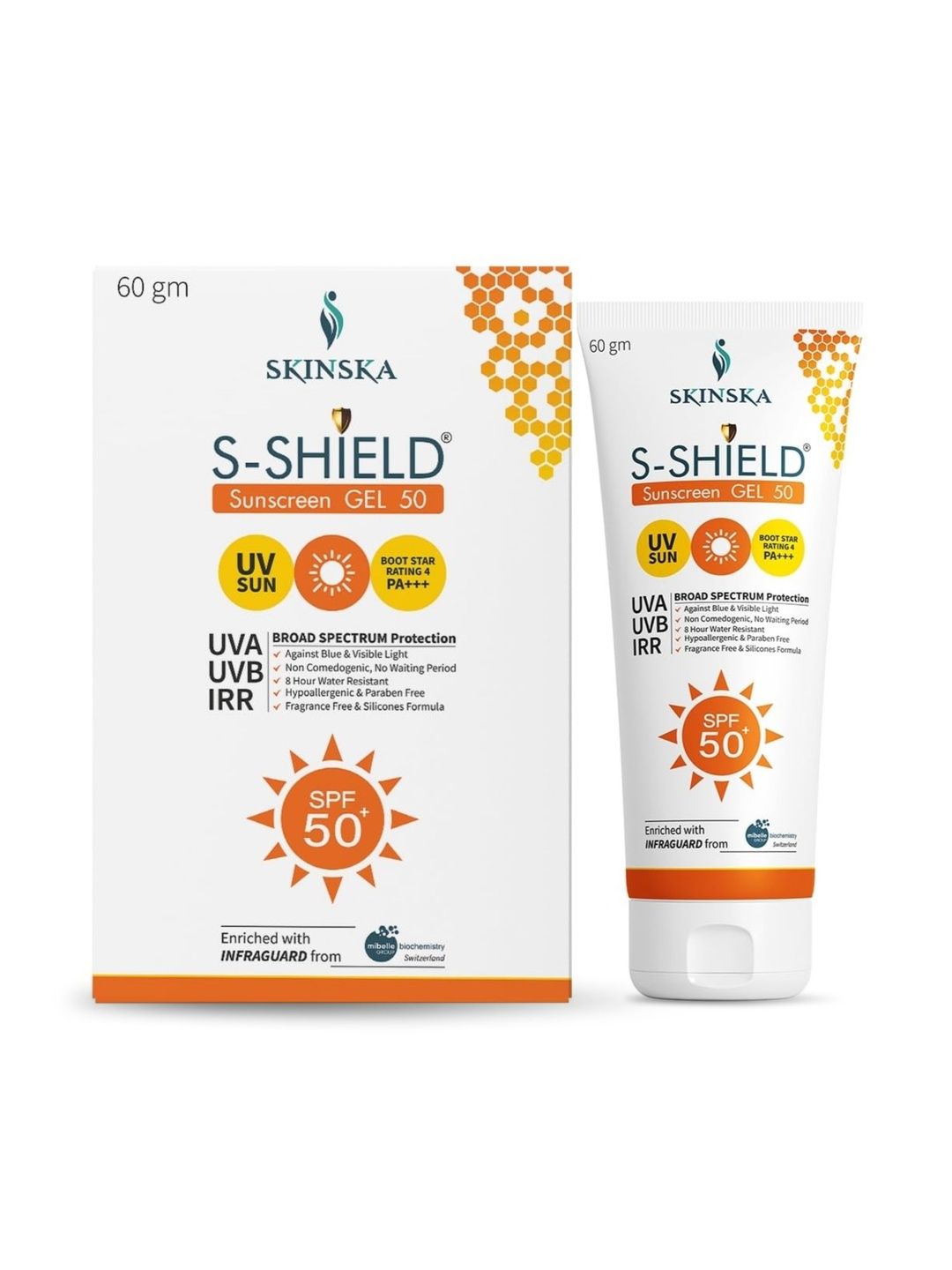 SKINSKA Naturals S-Shield Sunscreen Gel SPF 50+ - 60 g-image-11