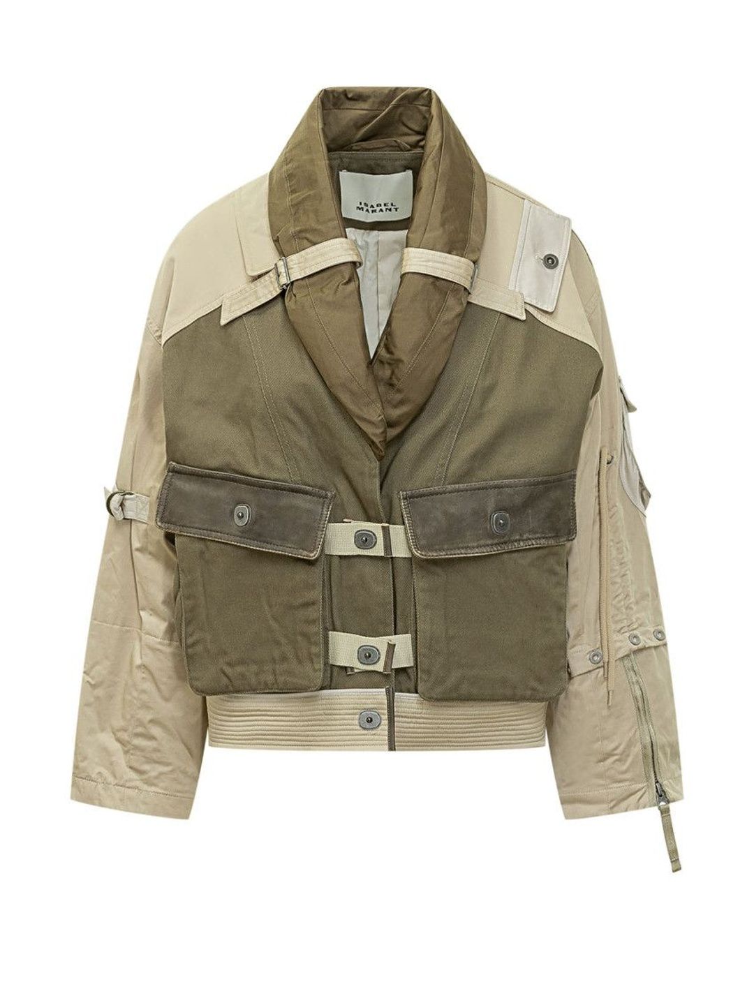 Isabel Marant Women Olive Cotton Jackets-picture-48