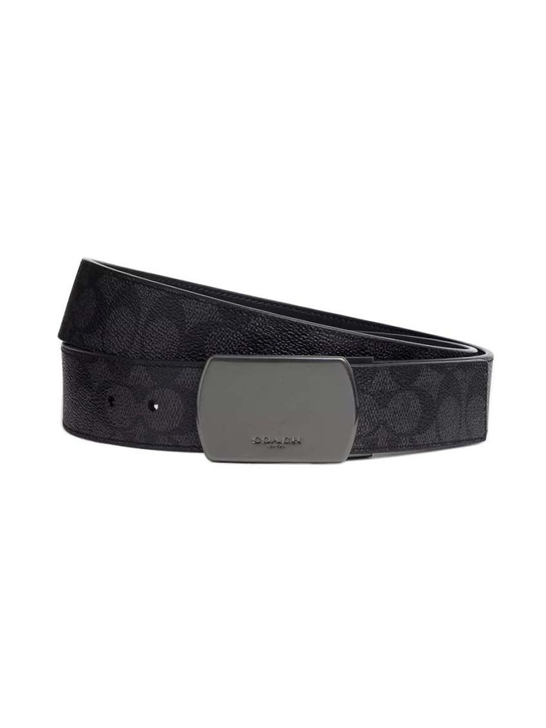 coach Black Signature Cut To Size Reversible Belt-picture-36