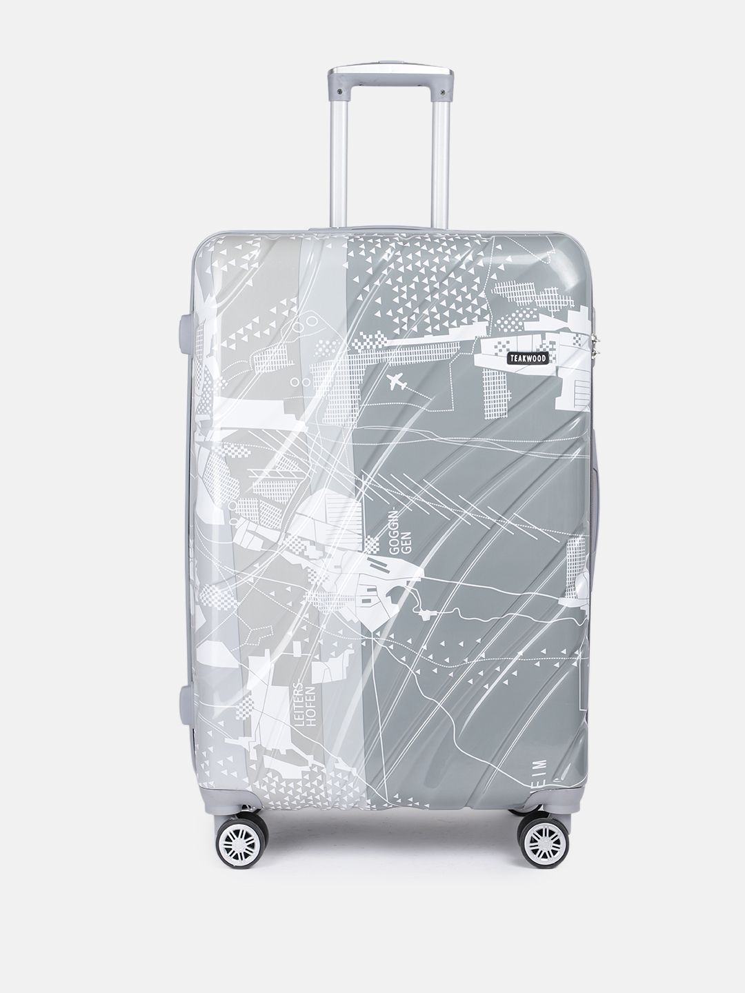 Teakwood Leathers Printed Large Hard Suitcase Trolley Bag- 96L-picture-14