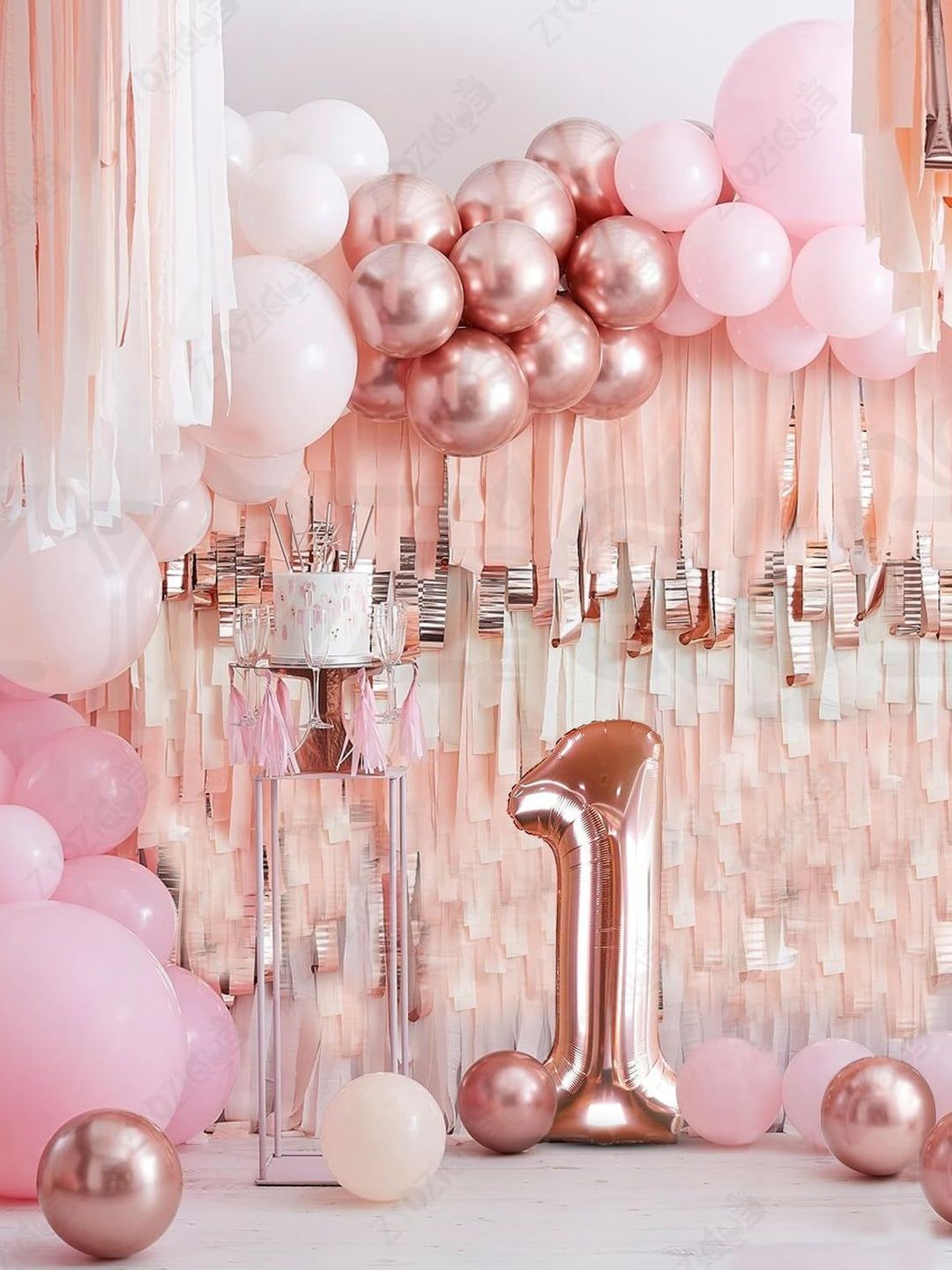 ZYOZI RoseGold Birthday Party Decorations Kit-picture-25