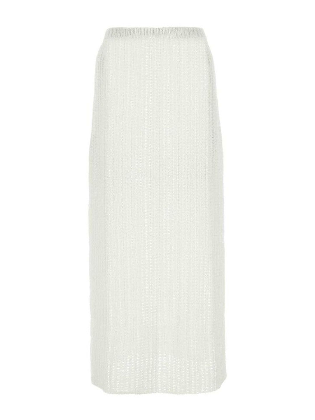 Ferragamo Women Off White Cotton Skirts-picture-42