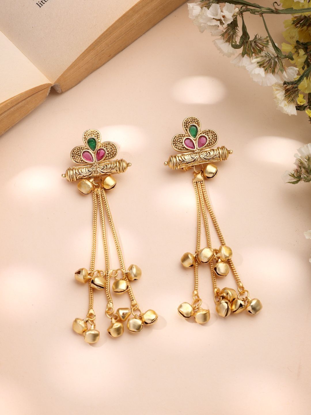 ZENEME Floral Drop Earrings-picture-32