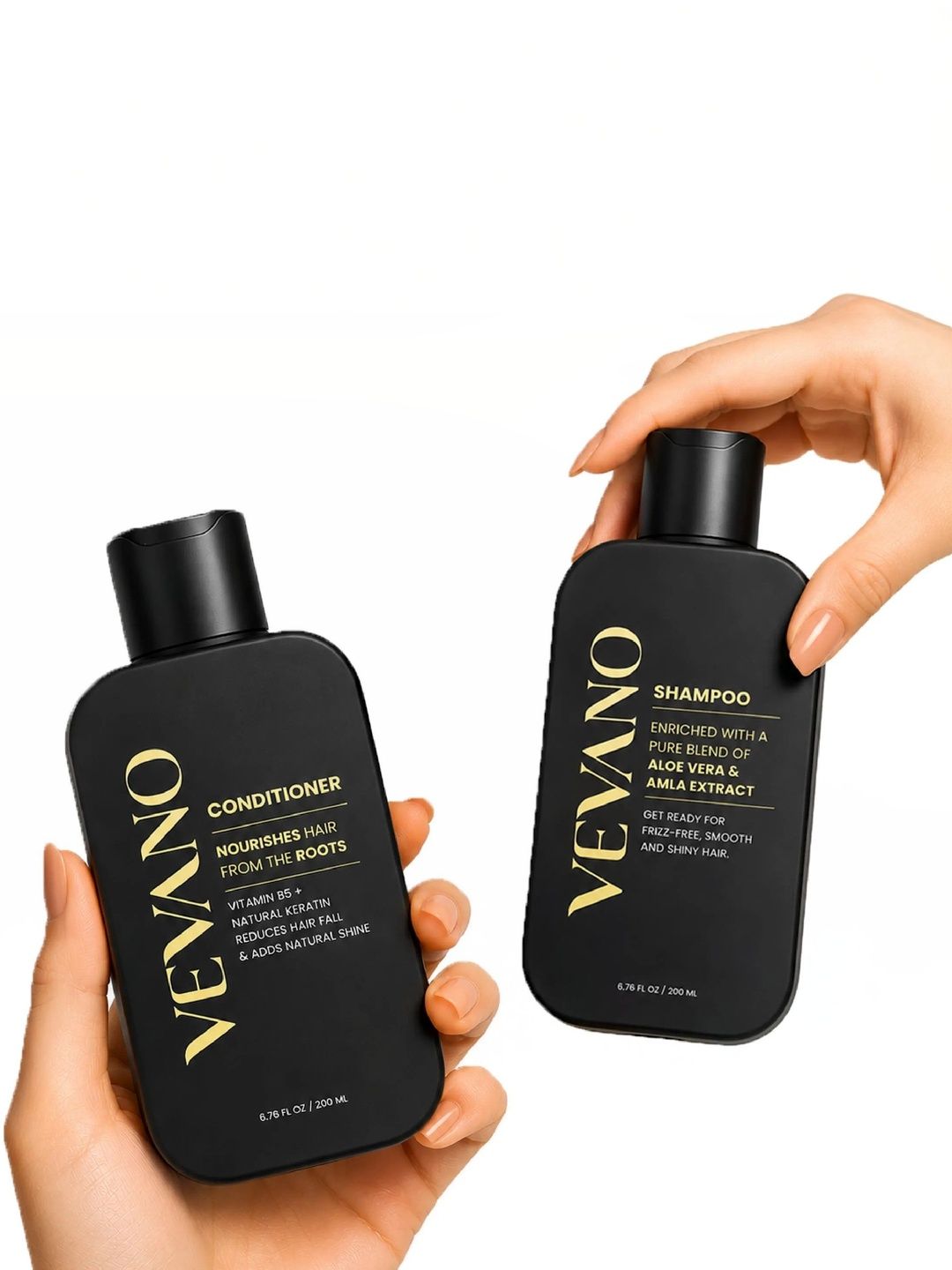 VEVANO Set Of 2 Nourishing Shampoo & Conditioner - 200 ml Each-image-1