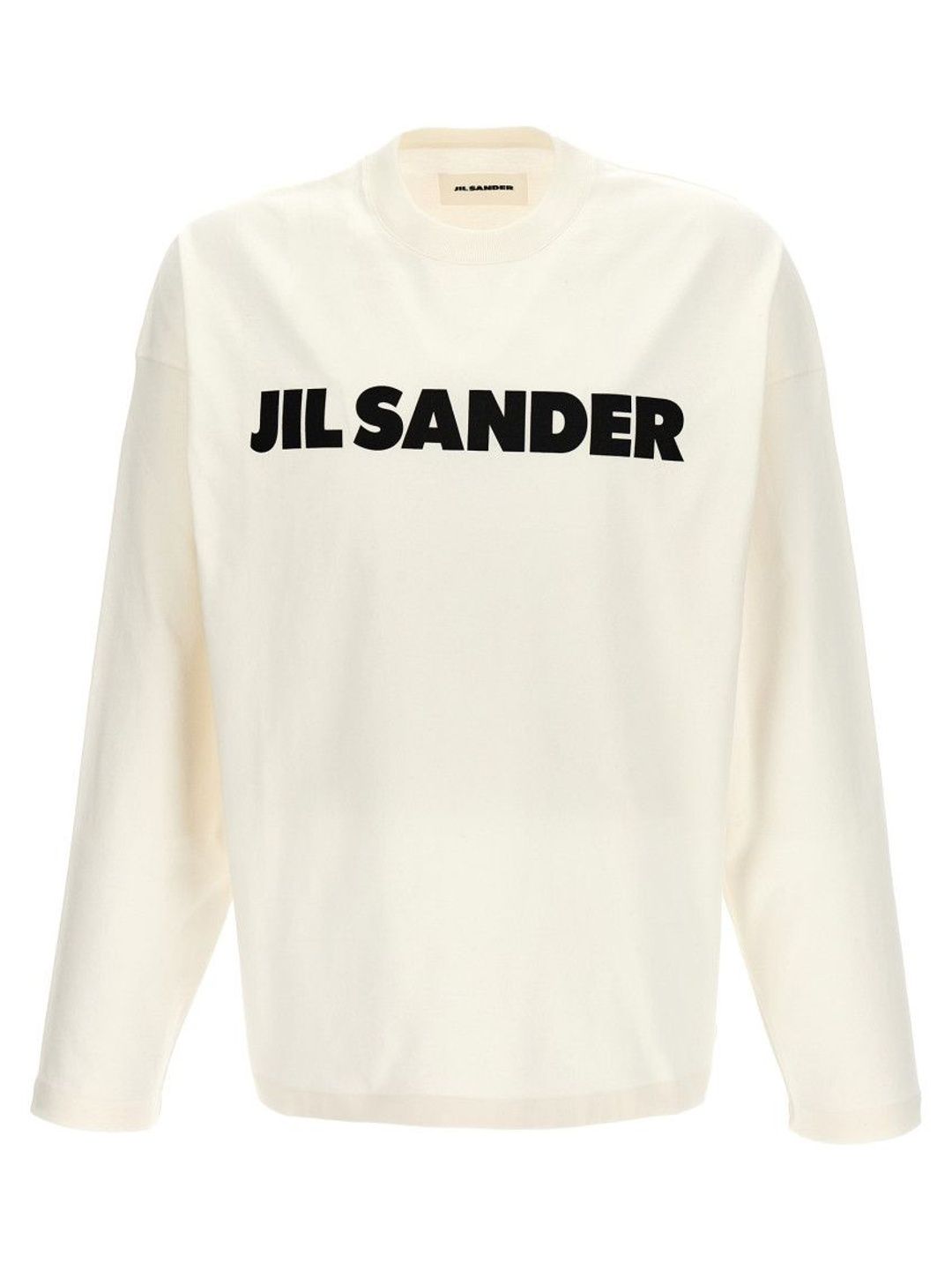 jil sander White Logo Crew Neck T-Shirt-picture-39