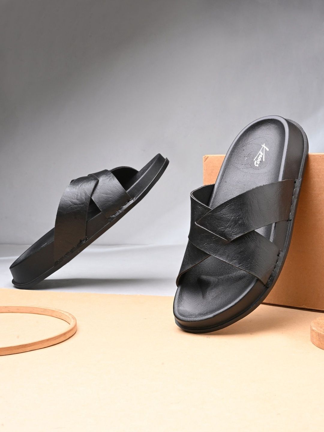 knoos Men Rubber Sliders-image-35