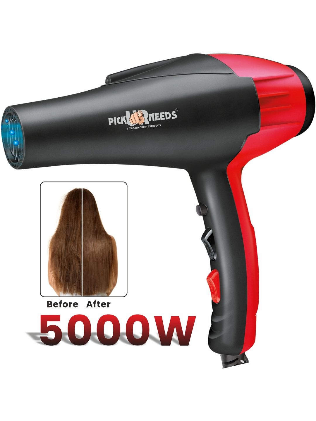 Pick Ur Needs Hot & Cold 5000W Hair Dryer - 6017-picture-20