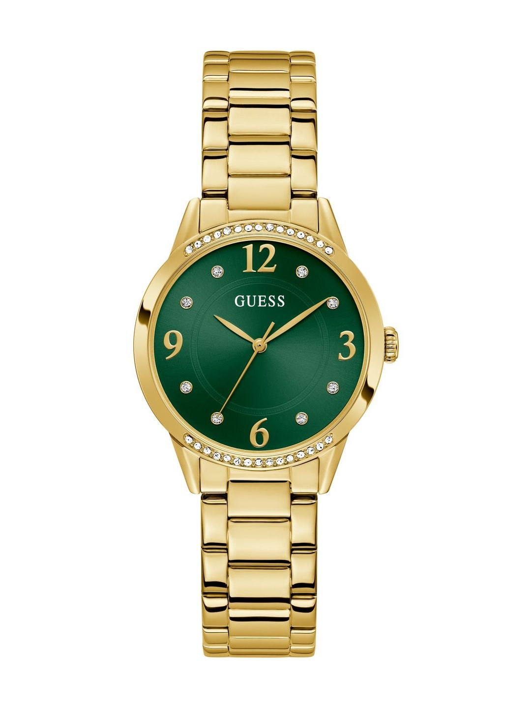 Guess Dress Angelina Analog Green P3H Dial Women Watch - U1478L2M-picture-12