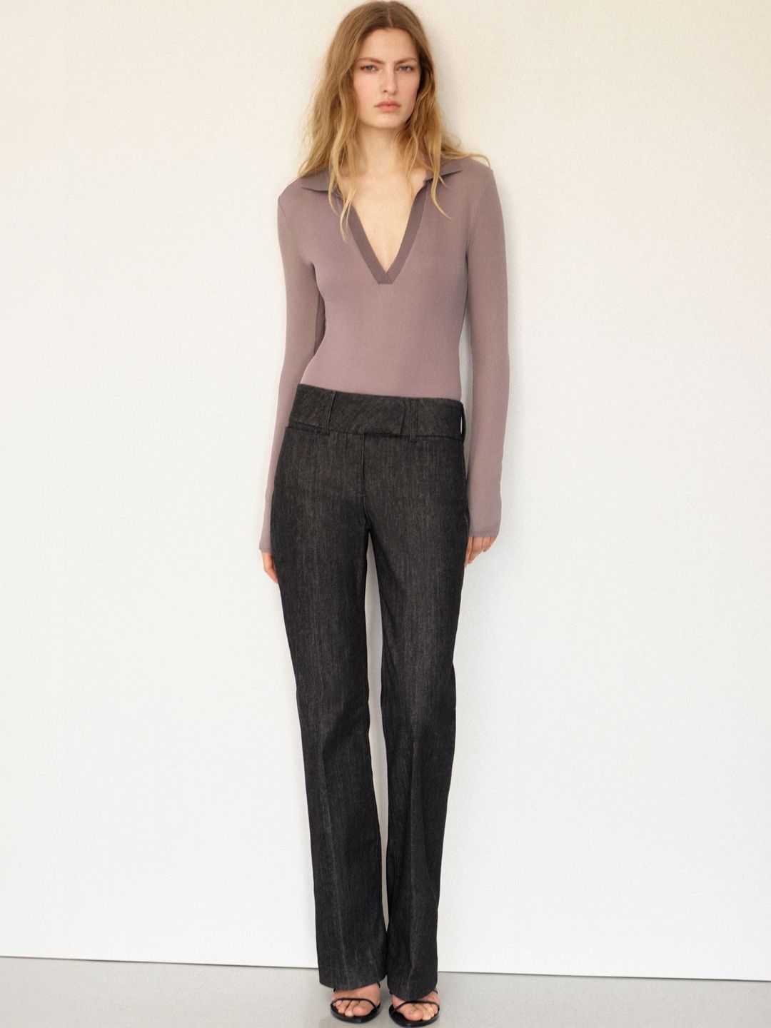 MANGO V-Neck Bodysuit-picture-40