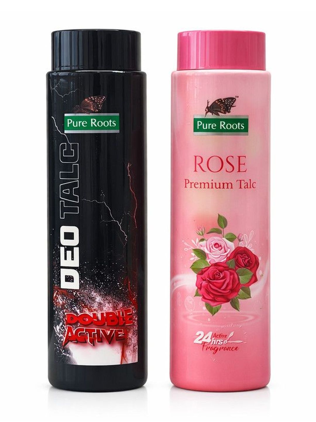 pure roots Set Of 2 Rose & Deo Talcum Powder - 250 g Each-picture-21