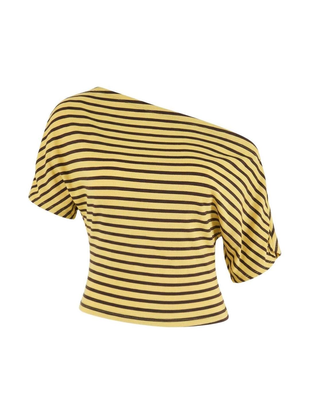 Trendyol Striped One Shoulder Crop Top-picture-7