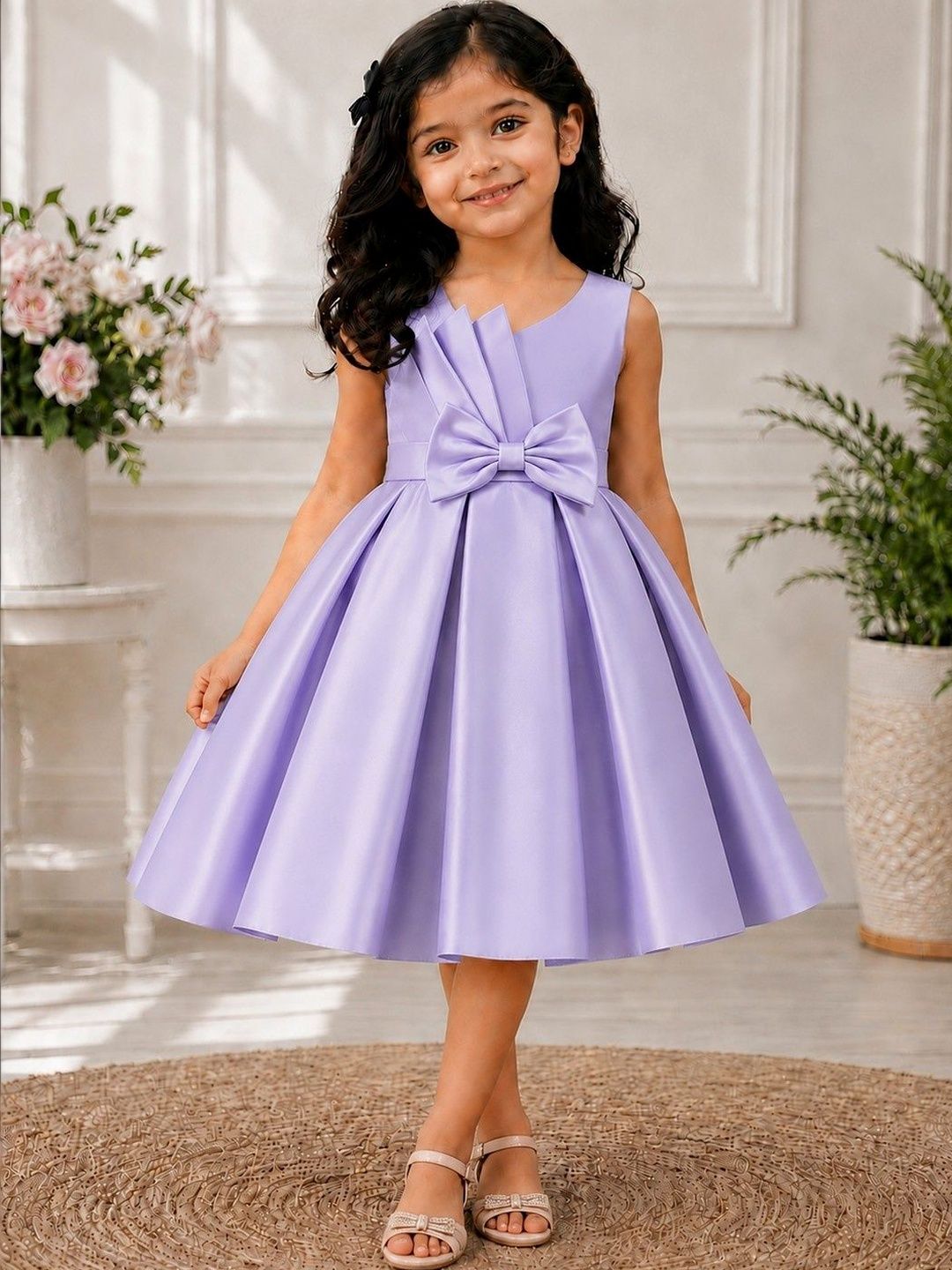 Tejam Satin Fit & Flare Dress-picture-37